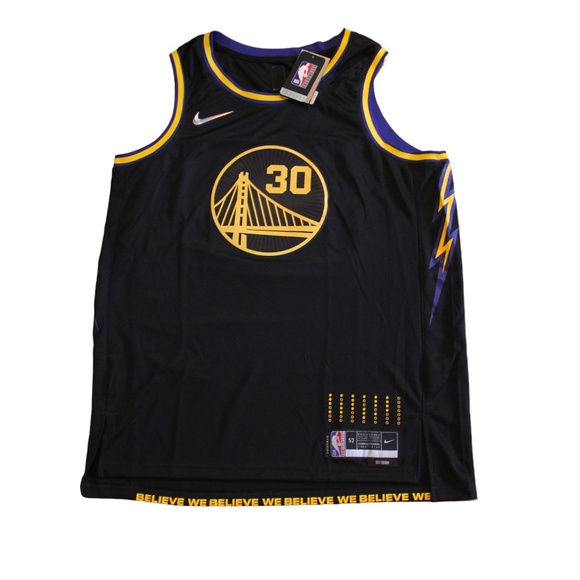 Stephen Curry Golden State Warriors Nike Authentic Player Jersey - City Edition - Picture 1 of 3